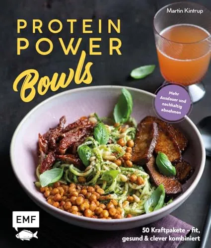 Protein Power Bowls: 50 Kraftpakete für mehr Ausdauer - Entdecken Sie 50 kreative Protein Power Bowls für eine ausgewogene Ernährung. Ideal zum nachhaltigen Abnehmen und zur Unterstützung Ihrer Fitnessziele. Vielfältige Rezepte für jeden Geschmack – veggie, vegan und omnivor.