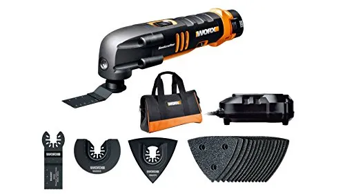 WORX Sonicrafter WX677 - Akku-Multifunktionswerkzeug mit 18-teiligem Zubehör-Set