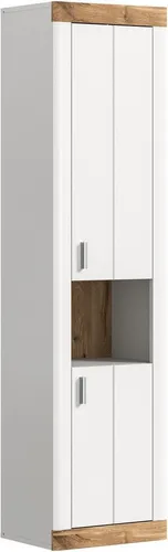 welltime Hochschrank Landsby, 45cm, 2 Türen, wechselbarer Türanschlag