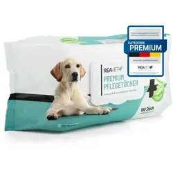 REAVET Premium Pflegetücher mit Aloe Vera 100 Stk.