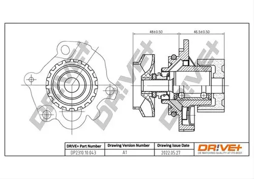 Dr!ve+ Wasserpumpe DP2310.10.043