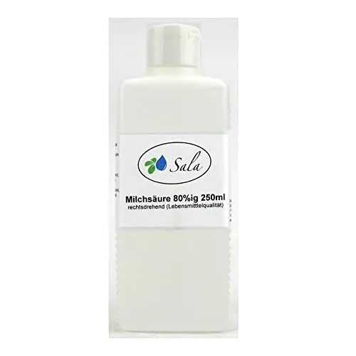 Sala Milchsäure AHA Lactic Acid E270 80% ig rechtsdrehend (250 ml HDPE-Flasche)
