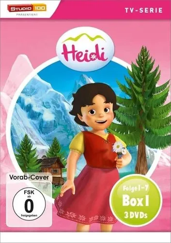 Heidi - Teilbox 1 [3 DVDs] - Herzerwärmender Familienfilm über das Waisenkind Heidi, ideal für unvergessliche Filmabende mit der ganzen Familie.