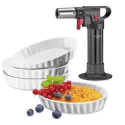 Küchenprofi Crème Brûlée-Set 5tlg. Aluminium Schwarz