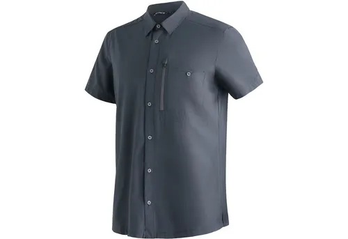 Maier Sports Funktionshemd für Herren in Grau, Größe 52 - Herren Plussize Funktionshemd in Grau, schnelltrocknend und atmungsaktiv für optimalen Komfort bei jeder Aktivität.