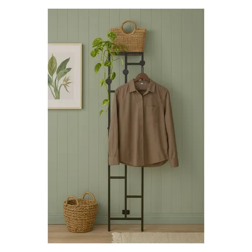 INOSIGN Wandgarderobe aus Metall, Höhe 180 cm, schwarz