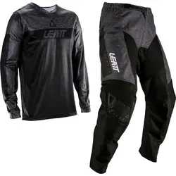 Leatt Moto Ride Kit 3.5 V26 Motocross Jersey und Hose Set, schwarz-grau, Größe L