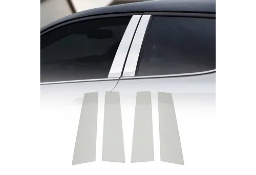 OMAC Zier- / Schutzleiste für Seitenwand - Edelstahl Schutzleiste, selbstklebend und ideal für eine ansprechende Optik. Perfekt für die Seitenwand, 90mm breit und 570mm lang.