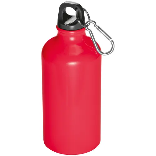 3x Alu Trinkflasche / Sportflasche / 500ml / Farbe: je 1x blau, rot und schwarz