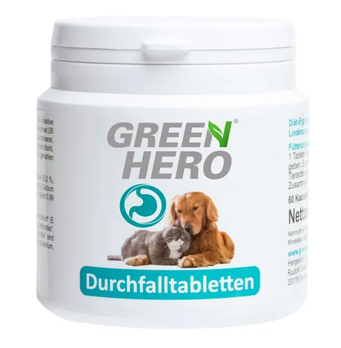 Durchfalltabletten: Kautabletten, für Hund und Katze zur Linderung von Durchfall