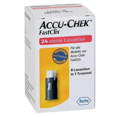 Roche Accu-Chek FastClix Stechhilfe, 24 tlg. Spar-Set