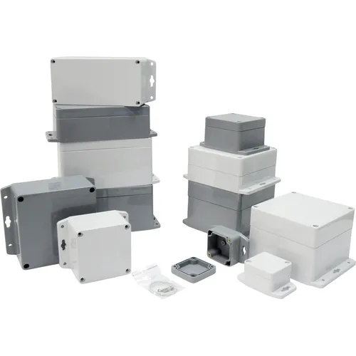 Gainta G214MF Universal-Gehäuse 171 x 121 x 55 Polycarbonat Hellgrau 1 St.