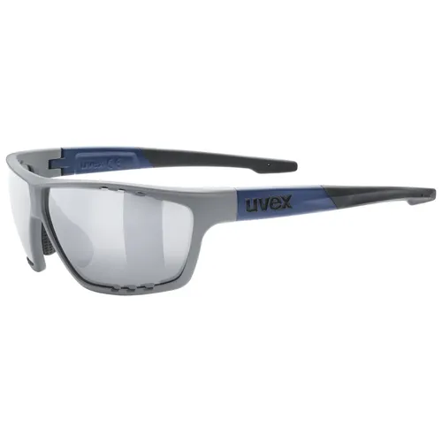 Uvex Sportstyle 706 - Sportbrille für Damen und Herren - Sportbrille mit 100% UVA, UVB, UVC Schutz und optimalem Tragekomfort dank anpassbarer Soft-Nasenpads. Ideal für aktive Sportler, die starken Schutz vor Sonnenstrahlung benötigen.