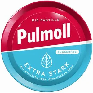 Pulmoll Kräuterbonbons Extra Stark, zuckerfrei, in Dose, 50g