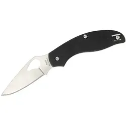 Spyderco Byrd Tern Taschenmesser – Schwarz, 16,3 cm - Klappmesser mit 7,0 cm Klinge aus 8Cr13MoV, leicht und robust mit nur 48 g, ideal für Outdoor-Aktivitäten und den täglichen Gebrauch.