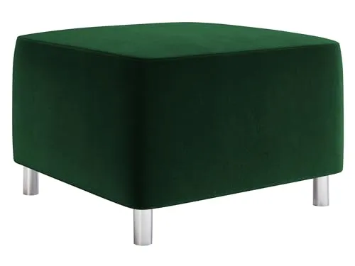 Mirjan24 Moderner Polsterhocker Dover, Sitzhocker Hocker Sitzbank Fußbank Pouf Farbauswahl (Manila 35)