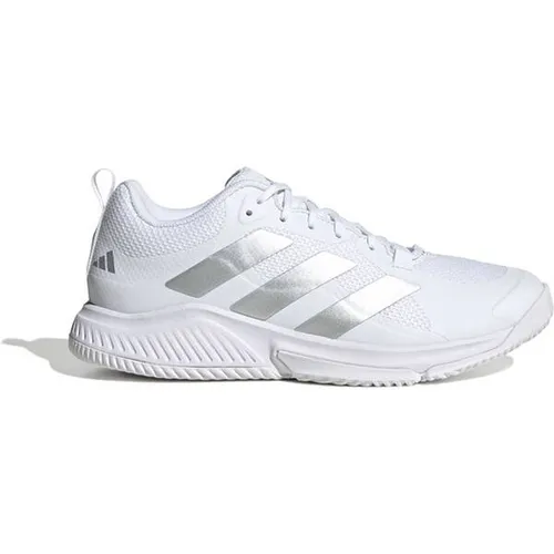 ADIDAS Damen Handballschuhe Court Team Bounce 2.0 - Handballschuhe mit optimaler Dämpfung durch die Bounce Zwischensohle, ideal für schnelle Sprints und Sprünge, sowie hervorragendem Grip auf Hallenböden.