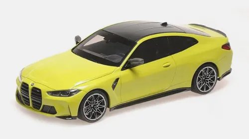 BMW Miniatur M4 2020 gelb 1:18