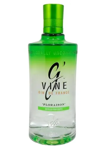 G’Vine Floraison Gin 1 L - Luxuriöser Gin mit Weintrauben und Weinblüten der Ugni-Blanc Rebsorte. Ideal für besondere Anlässe – Jetzt 1 Liter zum Top-Preis bestellen!