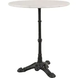 Bistrotisch Marmor Ø60cm in weiß von Lesli-living