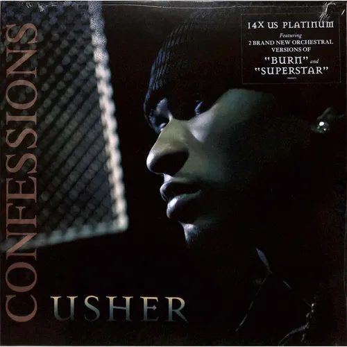 Usher - Confessions Vinyl 2LP - Schallplatten - Limitierte EU-Reissue mit hochwertigem Picture Cover, perfekt für Sammler und Fans von Hip Hop/Rap.