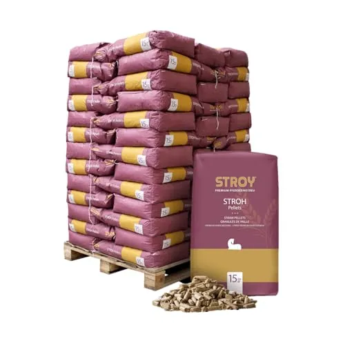 Strohpellets 65×15 kg – Hochwertige Einstreu für Pferde