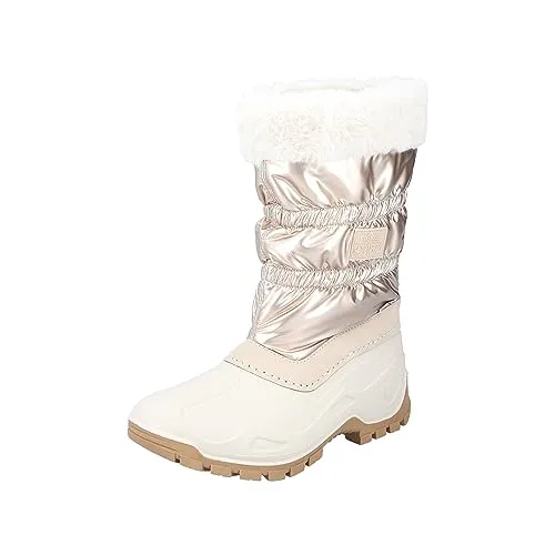 Rieker Winterboots Damen 31363833323036 Beige 37 EU - Wanderschuhe von Rieker - Bequeme Winterboots mit warmem Futter und vielseitigem Design für stilvolle Outdoor-Abenteuer.
