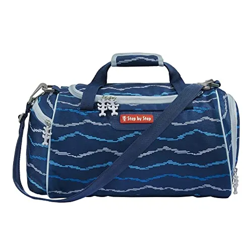 Step by Step Sporttasche „Soccer Lars“ mit Nasswäschefach - Klassische Sporttaschen mit 13L Volumen, abnehmbaren Schultergurt und umweltfreundlicher Herstellung aus recycelten PET-Flaschen.