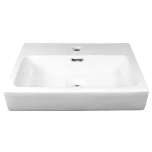 NEG Hänge-Waschbecken Uno66H - Elegantes Design - Waschbecken mit innovativer Nano-Beschichtung für perfekte Hygiene und einfache Reinigung. Ideal für moderne Bäder, flexibel montierbar und aus hochwertiger Sanitärkeramik.