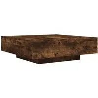 vidaXL Quadratischer Couchtisch aus Räuchereiche - Beistelltisch fürs Wohnzimmer, modern und vielseitig einsetzbar als Sofatisch, Teetisch oder Telefontisch, gefertigt aus hochwertigem Holzwerkstoff für Langlebigkeit und Stabilität.