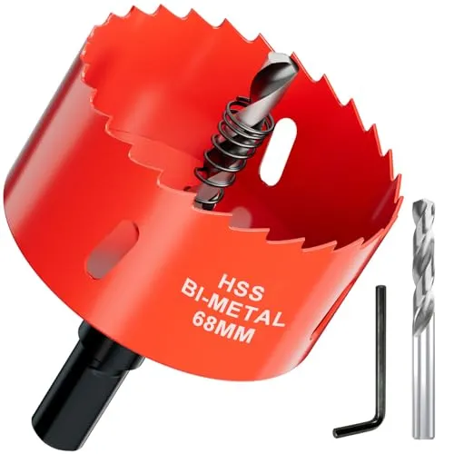 Lochsäge Bohrkrone 68mm aus HSS Bimetall