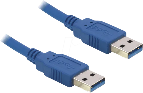 USB3 AA 300 BL - USB 5 Gb/s Kabel, A Stecker auf A Stecker, 3 m