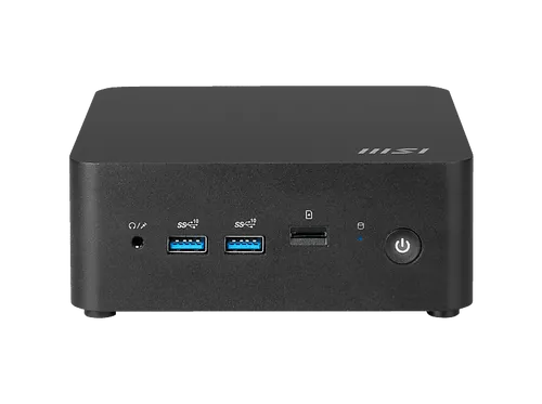 MSI Cubi NUC 1MG-213DE - Kompakter Mini-PC mit Intel Core 3 - PC-Systeme mit Intel Core 3 Prozessor, 8GB DDR5 und 256GB SSD. Ideal für Unternehmen dank Windows 11 Pro und vielseitiger Anschlussmöglichkeiten wie Thunderbolt 4.