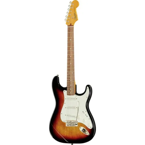 Squier CV 60s Strat 3-SB - Stratocaster E-Gitarre - Gitarren - Squier Classic Vibe 60s Strat 3-SB, bietet authentischen Vintage-Sound und komfortables Spielgefühl mit hochwertigem Ahornhals und Fender Designed Alnico Tonabnehmern.