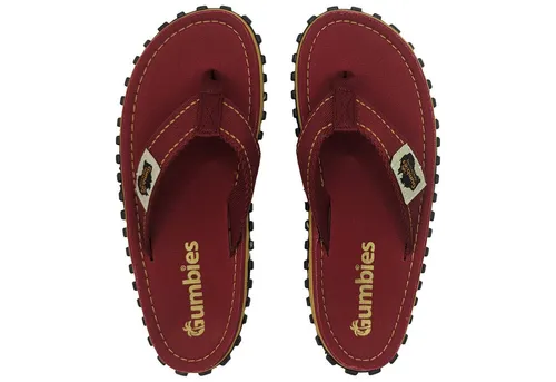 Gumbies Classic T-Strap-Zehentrenner in Rot von GUMBIES