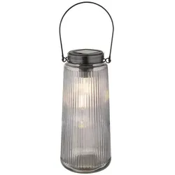 Solarleuchte Garten Solarlaterne Außen LED Laterne Outdoor Außenlampe 36646 - Schwarz