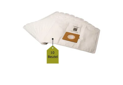 eVendix Staubsaugerbeutel 10 Staubsaugerbeutel kompatibel mit ROWENTA RO5265 EA Compacteo Ergo, passend für ROWENTA, 10 St., ROWENTA RO5265 EA Compacteo Ergo