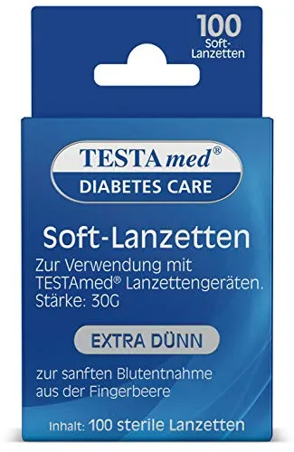 TESTAmed GlucoCheck Advance Soft-Lanzetten, 100 Stück von sebamed