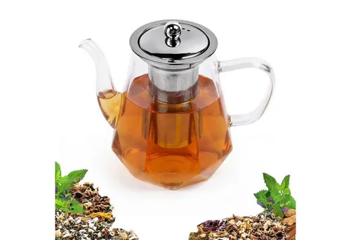 Teekanne Glas 1.2L mit Siebeinsatz