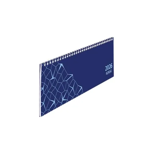 Herlitz Schreibtischkalender Compact 2026 - Praktischer Schreibtischkalender für 2026, ideal zur Organisation von Terminen und Notizen, perfekt für Büro und Zuhause.