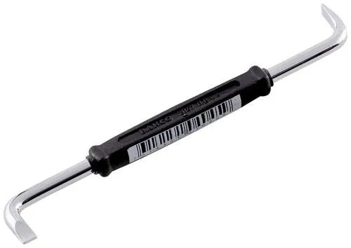 Bahco Doppelt abgewinkelter Winkelschraubendreher 10 x 175 mm - Praktischer Winkelschraubendreher für Schlitz-Schrauben, ideal für enge Räume. Robuste Bauweise für Langlebigkeit und effizientes Arbeiten.