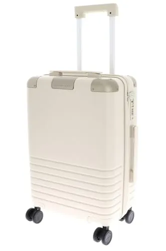 Kapten & Son Heathrow 4 Rollen Kabinentrolley 55 cm beige - Stylischer Kabinentrolley mit 4 stabilen Rollen für müheloses Reisen. Kompakt und leicht, ideal für Kurztrips und den Alltag.