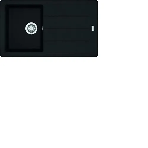 Franke Basis BFG 611-86 Black Matt Granitspüle von Franke