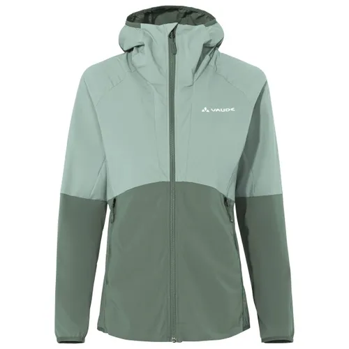 VAUDE Damen Women's Tekoa Jacket - Dusty Fern, 36 EU - Funktionsjacke für Damen, wind- und wasserabweisend, aus umweltfreundlichem Material mit innovativem Altreifen-Recycling für zuverlässigen Wetterschutz in der Natur.