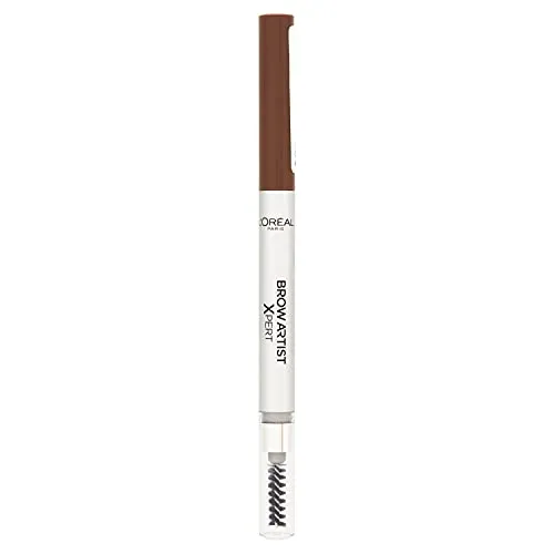 L'Oréal Paris Augenbrauenstift mit herausdrehbarer Mine und Bürste für definierte, volle und natürliche Augenbrauen, Brow Artist Xpert, Nr. 105 - Brunette, 1 x 1 g