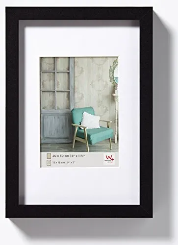 walther design Bilderrahmen schwarz 13 x 18 cm Stockholm EA318B