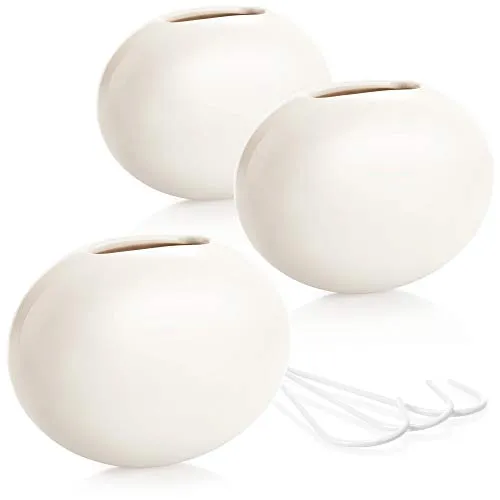 com-four® 3X Keramik Luftbefeuchter in weiß von COM-FOUR