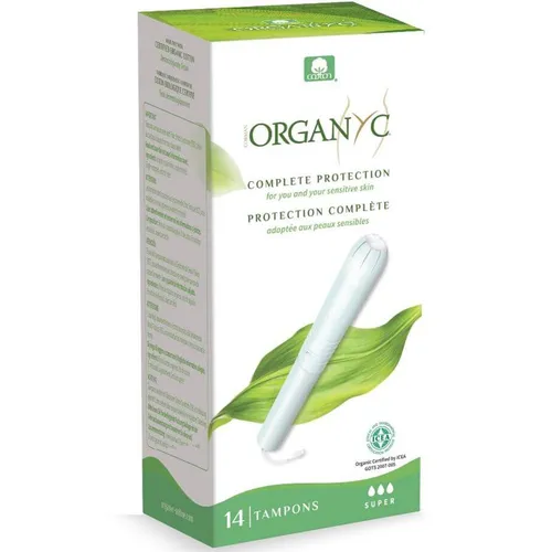 Produktbild Organyc Tampons Super 14 Stück mit Applikator   1 Stk.