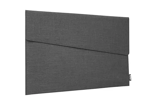 SIGEL Laptop Hülle 15,6 Zoll Slim Sleeve RPET Filz dunkelgrau | BA503, Magnetverschluss, wasserabweisend, für Laptop und Tablet, aus RPET & Recycling-Filz, 40,5 x 28 x 1 cm