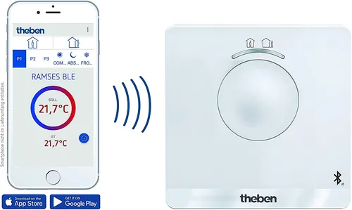 Theben RAMSES 812 BLE Digitales Uhrenthermostat von Theben